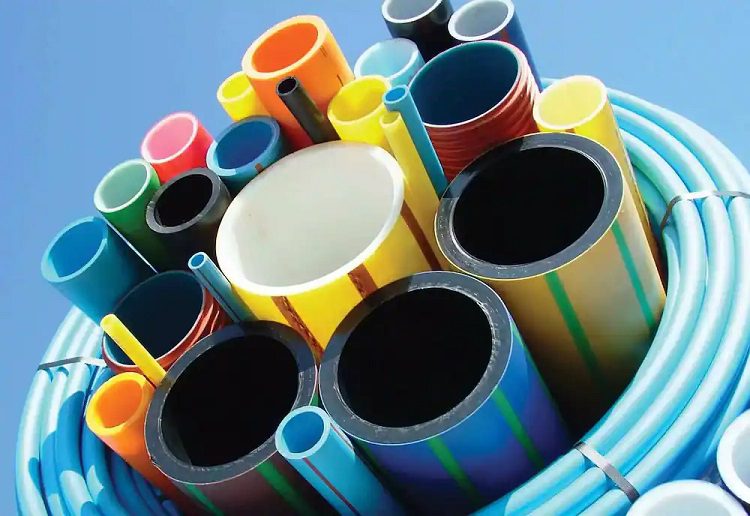 The size of polyethylene pipes